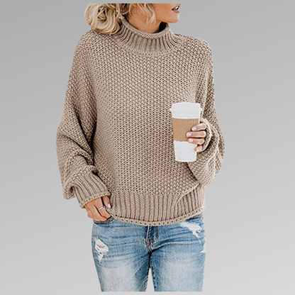 Soft Knitted Jumper – Comfortable Everyday Style — Beige
