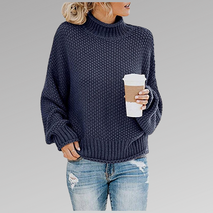 Soft Knitted Jumper – Comfortable Everyday Style — Blue