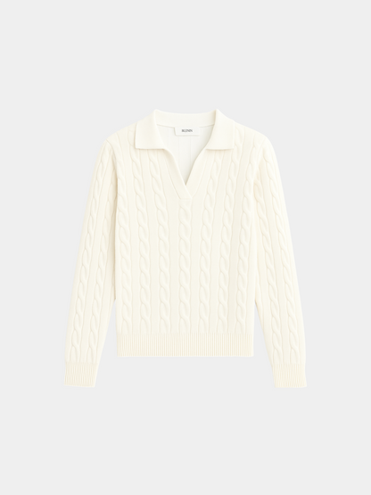 Women's Classic Cable Knit Jumper