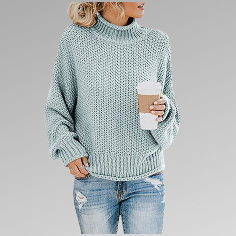 Soft Knitted Jumper – Comfortable Everyday Style — Baby Blue