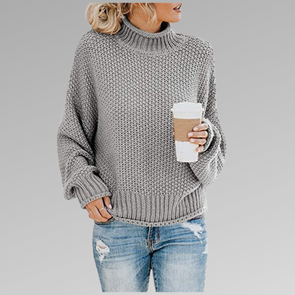 Soft Knitted Jumper – Comfortable Everyday Style — Gray