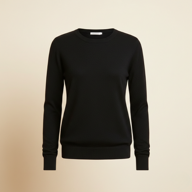 Women's Knit Round Neck Pullover Jumper