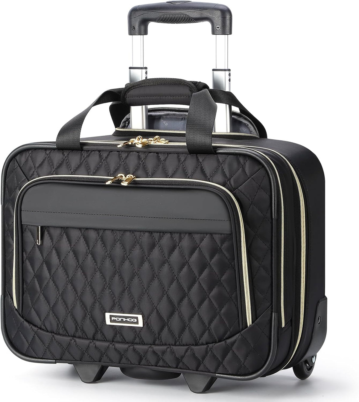 Organised Laptop Trolley Bag with Smooth Wheels