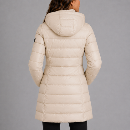 Women's Hooded Quilted Padded Puffer Jacket