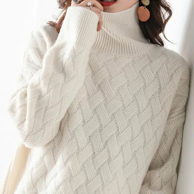 Women's Soft Knit Jumper — Beige