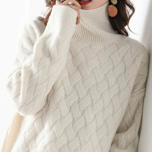 Women's Soft Knit Jumper — Beige