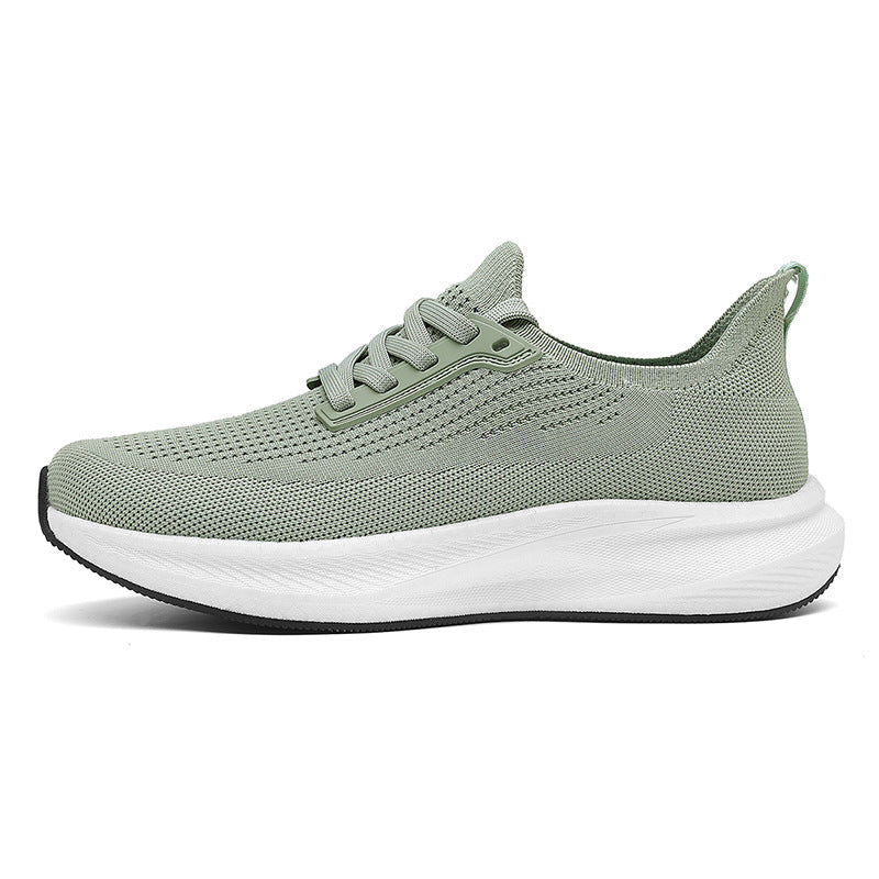 Knit Walking Shoes with Spacious Toe Box