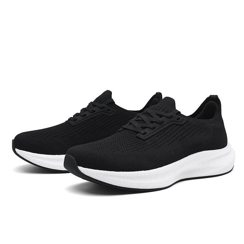 Knit Walking Shoes with Spacious Toe Box