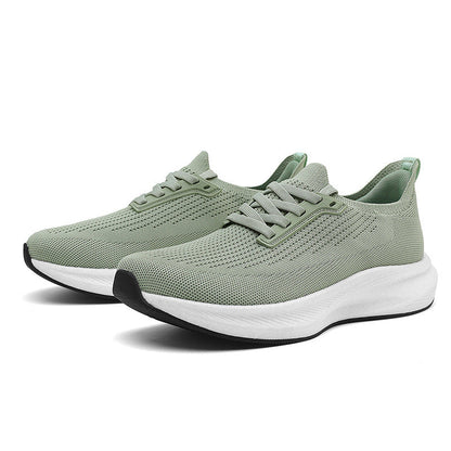 Knit Walking Shoes with Spacious Toe Box