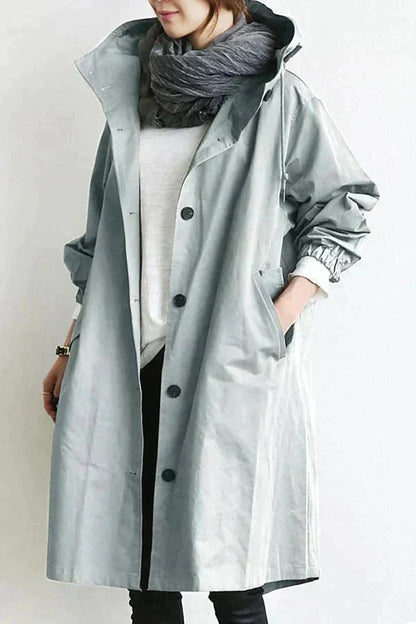 Waterproof Breathable Hooded Raincoat for Women