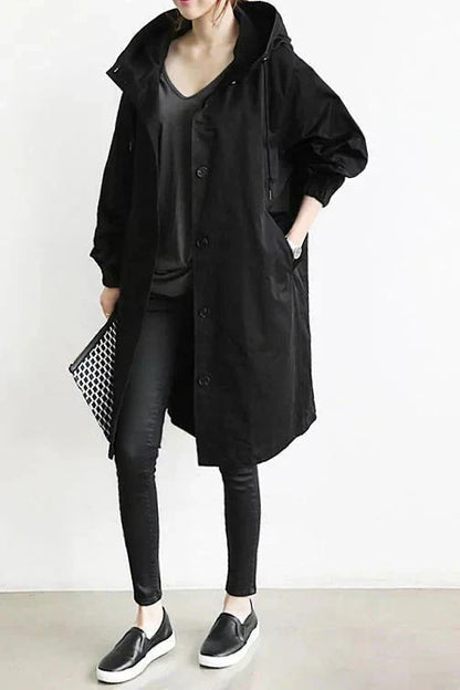Waterproof Breathable Hooded Raincoat for Women