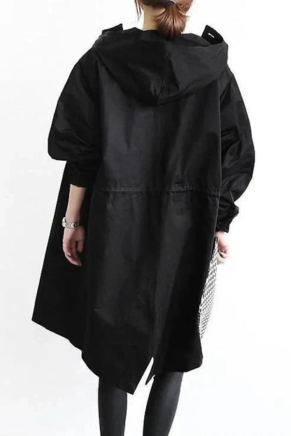 Waterproof Breathable Hooded Raincoat for Women