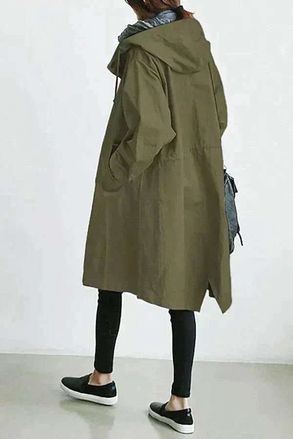 Waterproof Breathable Hooded Raincoat for Women