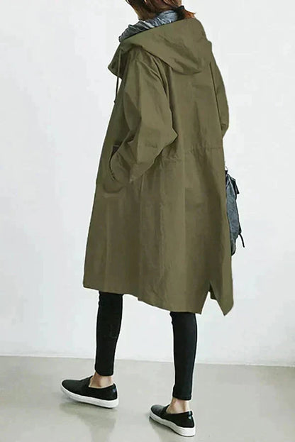 Waterproof Breathable Hooded Raincoat for Women