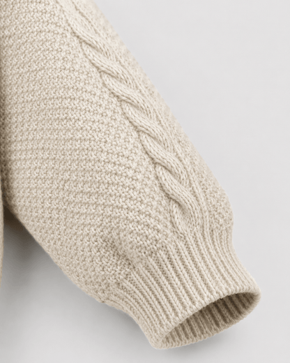 Women's Cable Knit Button Front Cardigan