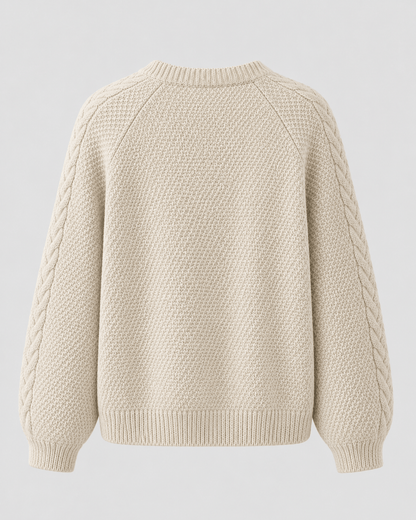 Women's Cable Knit Button Front Cardigan