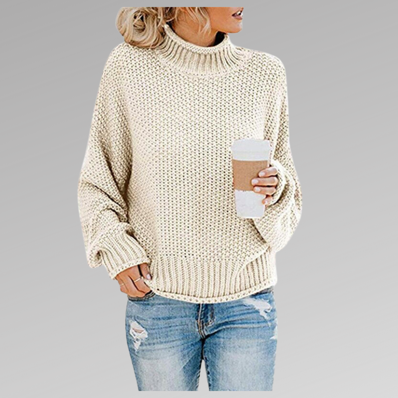Soft Knitted Jumper – Comfortable Everyday Style — Cream