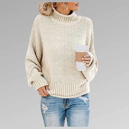 Soft Knitted Jumper – Comfortable Everyday Style — Cream