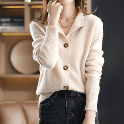 Women's Knit Long Sleeve Open Front Cardigan