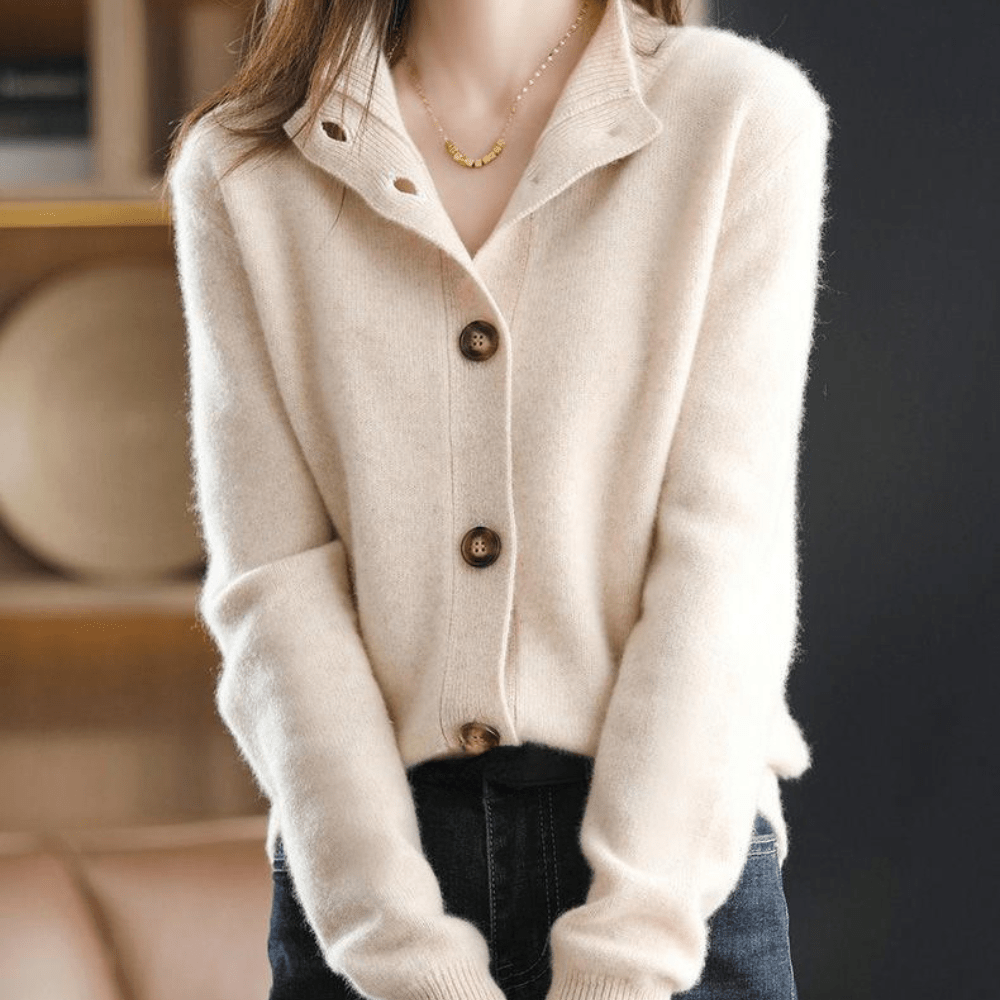 Soft Knit Cardigan – Everyday Comfort & Style — Beige