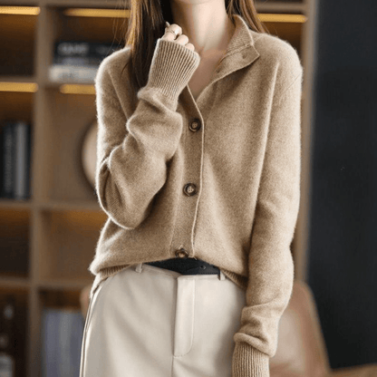 Women's Knit Long Sleeve Open Front Cardigan