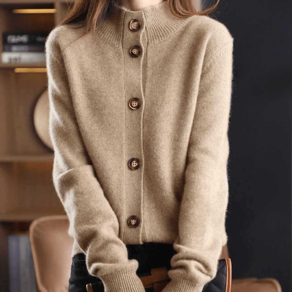 Soft Knit Cardigan – Everyday Comfort & Style — Khaki