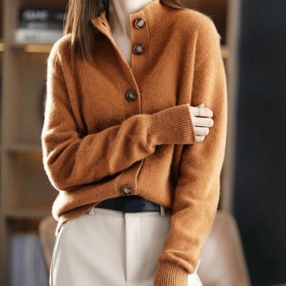 Women's Knit Long Sleeve Open Front Cardigan