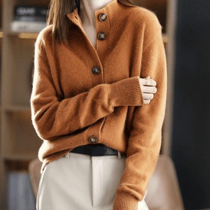 Women's Knit Long Sleeve Open Front Cardigan