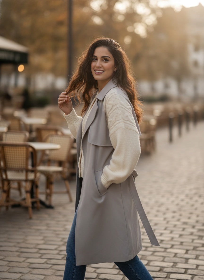 Women's Cream Braided Knit Cardigan – Everyday Comfort