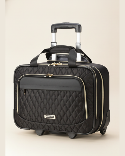 Organised Laptop Trolley Bag with Smooth Wheels