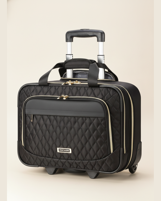 Organised Laptop Trolley Bag with Smooth Wheels