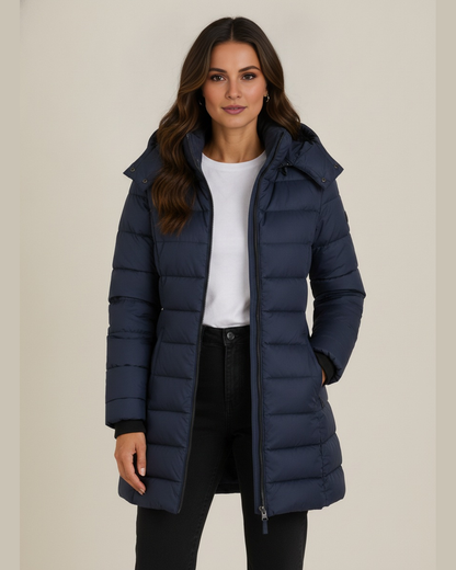 Women's Hooded Quilted Padded Puffer Jacket