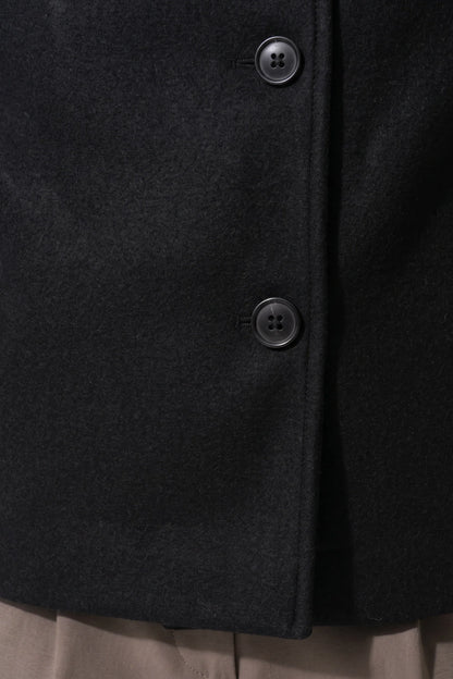 Women's Button-Up High Collar Short Coat