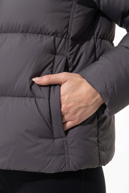 Women's Cropped Hooded Puffer Jacket
