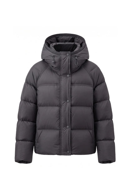 Women's Cropped Hooded Puffer Jacket
