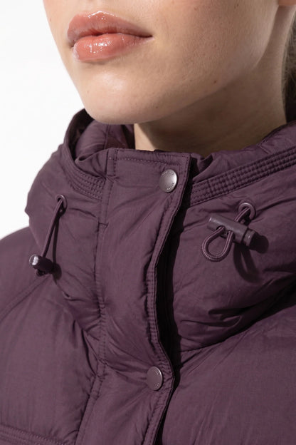 Women's Cropped Hooded Puffer Jacket