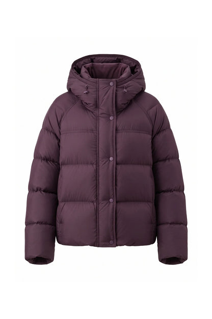 Women's Cropped Hooded Puffer Jacket